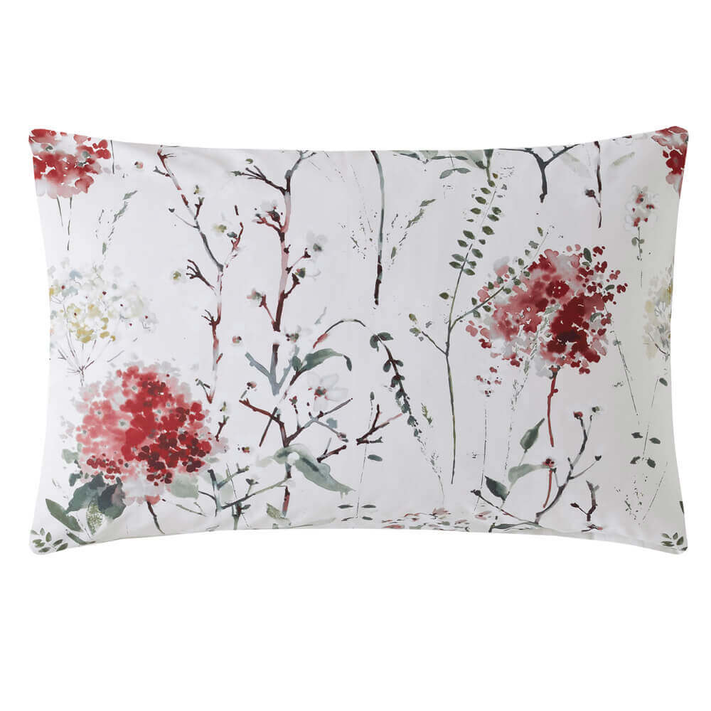 Laura Ashley Pallington Bloom Ruby Pair of Pillowcases